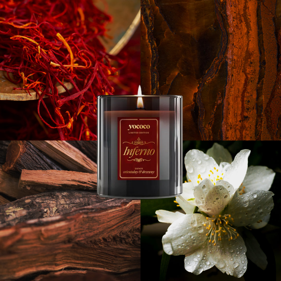 Inferno | zapach : szafran + bursztyn + jaśmin