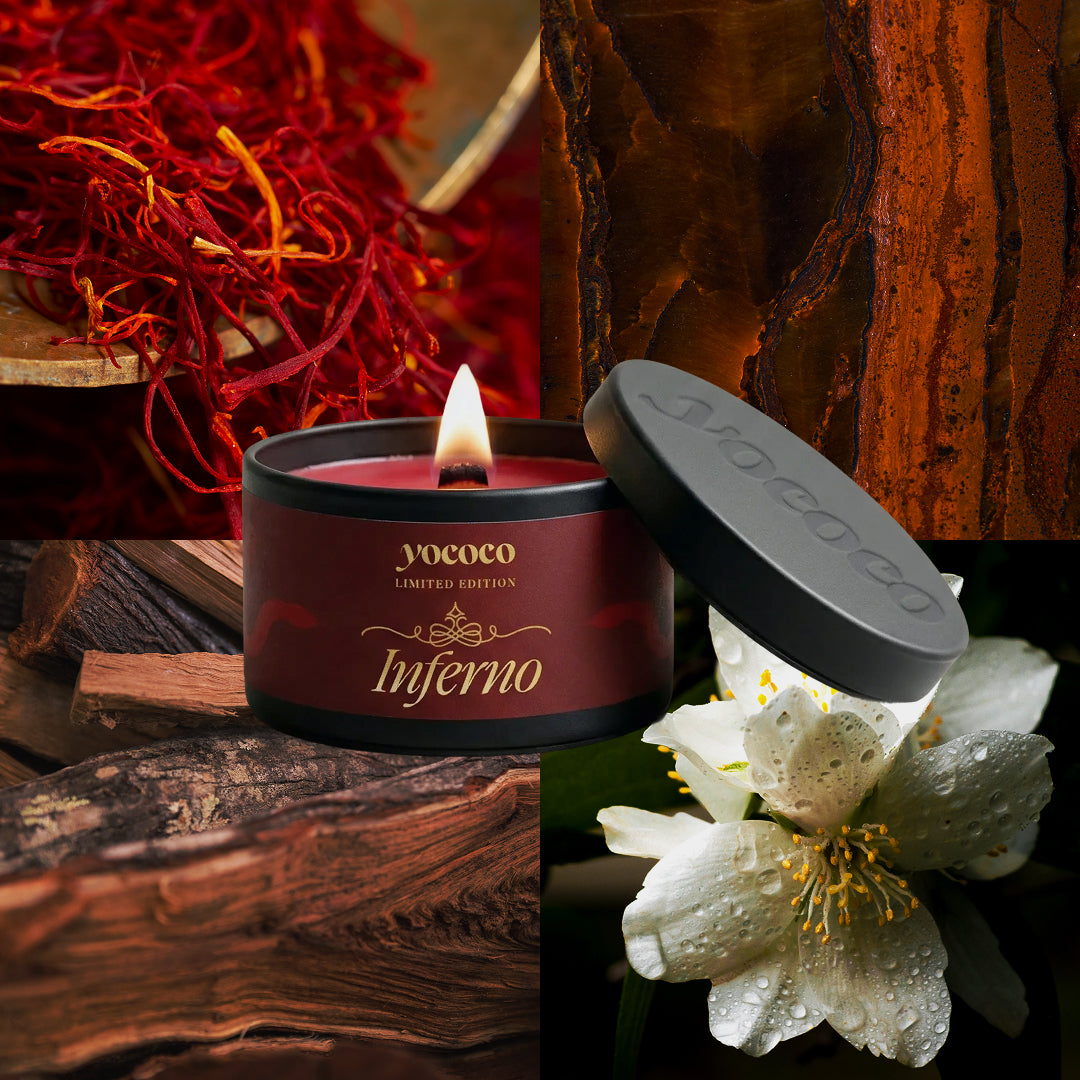 Inferno | zapach : szafran + bursztyn + jaśmin