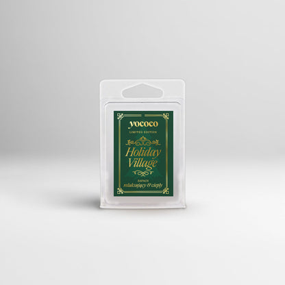 Holiday Village wosk | zapach : grzane wino + imbir + pomarańcza